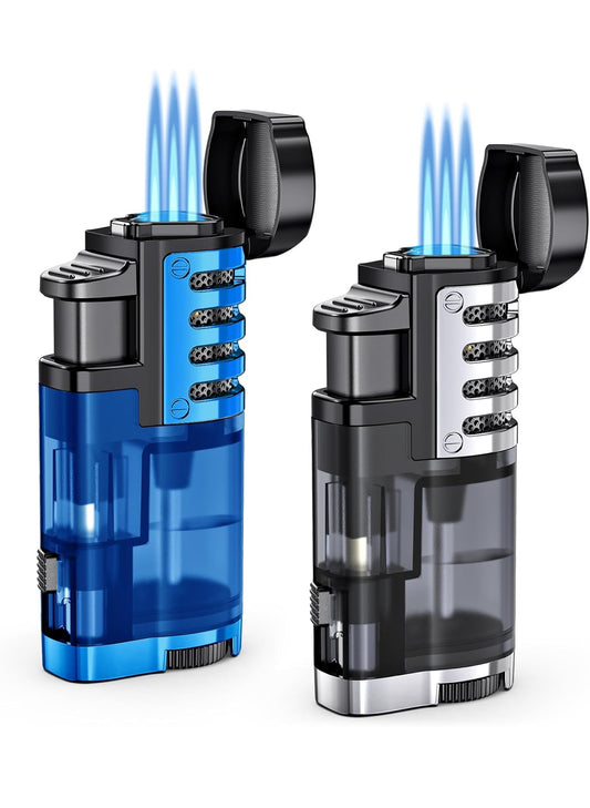 Blue and black Torch Lighter